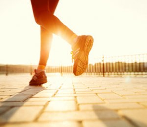 Running can be a way to measure heart and lung performance